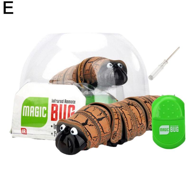 Product Introduction of New And Unique Simulation Remote Control Caterpillar Electric Trick Simulation Toy Insect J5L0 44