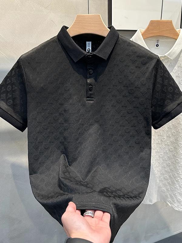 Product Introduction of 2024 Summer Men's Jacquard Polo Shirt - Breathable & Comfortable Slim Fit Casual T-Shirt, Trendy Short Sleeve Top for Men (Best Gift Idea) 🔥 11