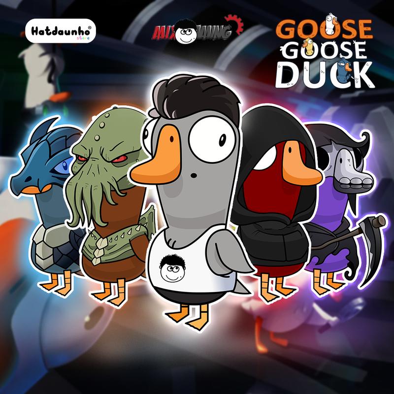 Móc khóa vịt Goose Duck, móc khóa vịt Miximoi, Móc khóa Mixi Gaming, Độ Mixi nhiều mẫu treo balo, chìa khoá xe máy