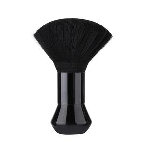 Cepillo para polvo de cuello y rostro, Cepillo para barba de barbería, Cepillo para limpieza de cabello de barbero, Herramienta de maquillaje para estilizado y peluquería