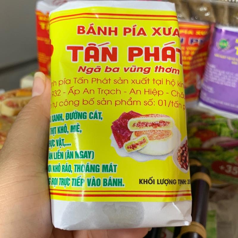 BÁNH XÁ XÍU THỊT LAP TRỨNG GÓI GIẤY XƯA TẤN PHÁT 1 CÂY 4 cai :400g