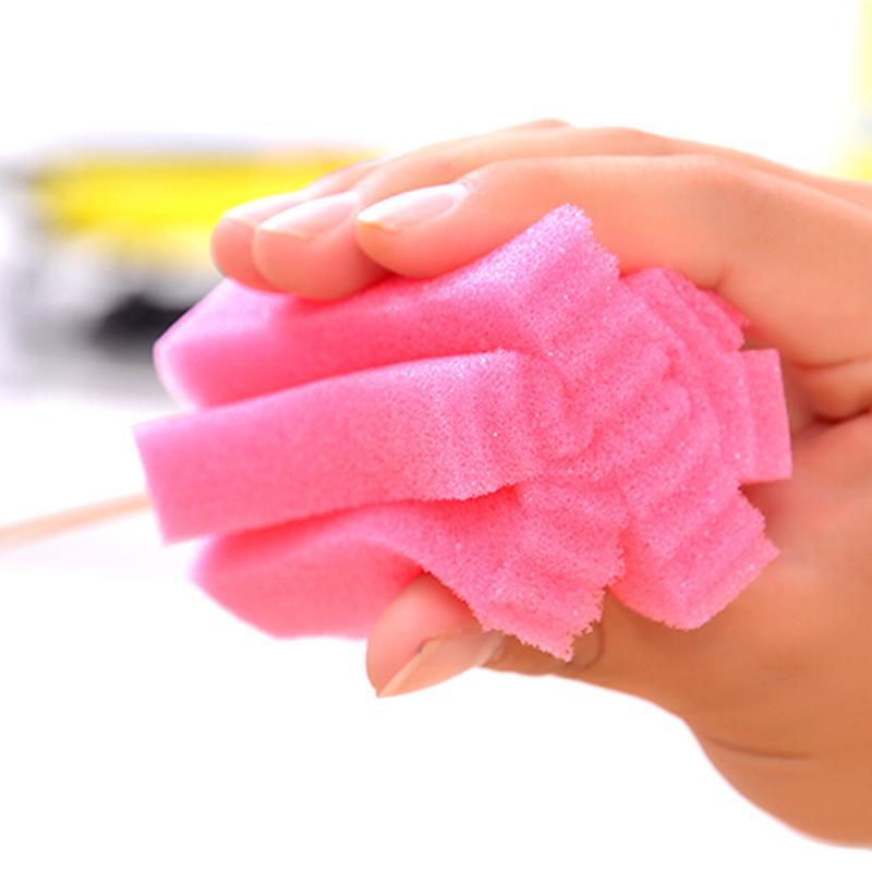 Product Introduction of Kitchen Cleaning Tool Sponge Brush For Wineglass Bottle Coffe Tea Glass Random Color R7O7 20