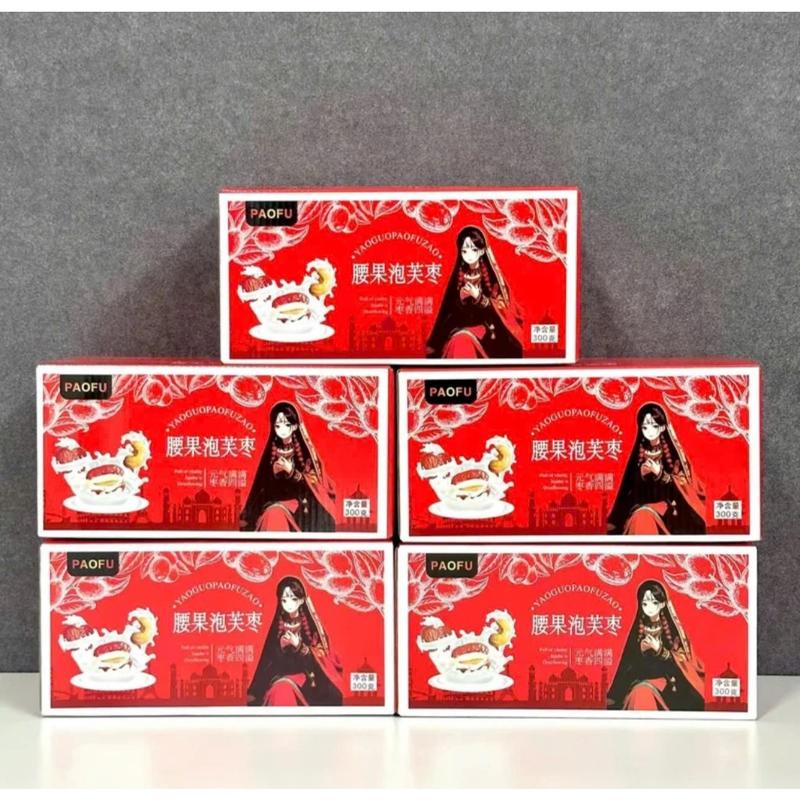 [MUA 3 TẶNG 2] Kẹo táo đỏ kẹp sữa lạc đà nhân hạt điều PAOFU hàng nội địa Trung thơm ngon ngọt dịu, kẹo ăn vặt, hộp 300G cả bao bì F5 Shop 0