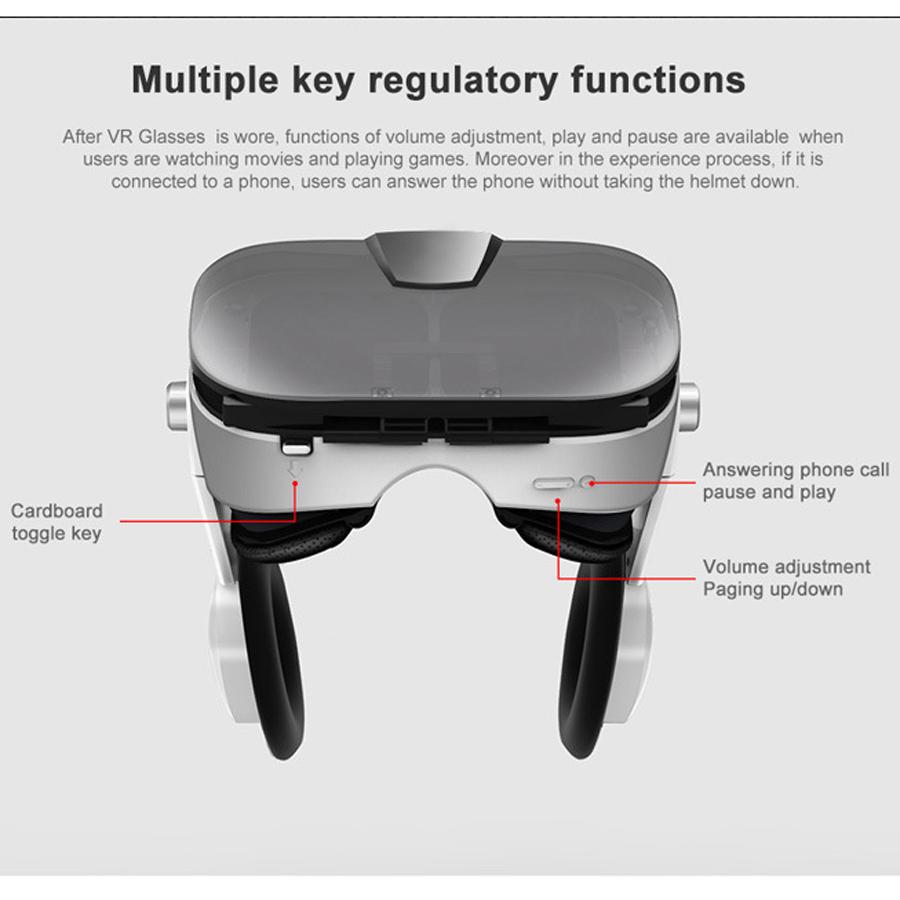 Virtual Reality 3D VR Glasses Headset Phone Viar Device Helmet Lenses Goggles Smart Smartphone Headphone Mobile Game Cell Viewer - Image 9