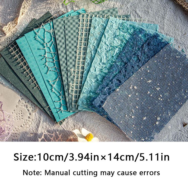 Scrapbooking Paper & Mesh Fabric Assorted Set, 96 Sheets Mixed Special Paper for Scrapbooking Planner Bullet Junk Journal Supplies, Bullet Journal Ideas, Stocking Fillers Gift 1