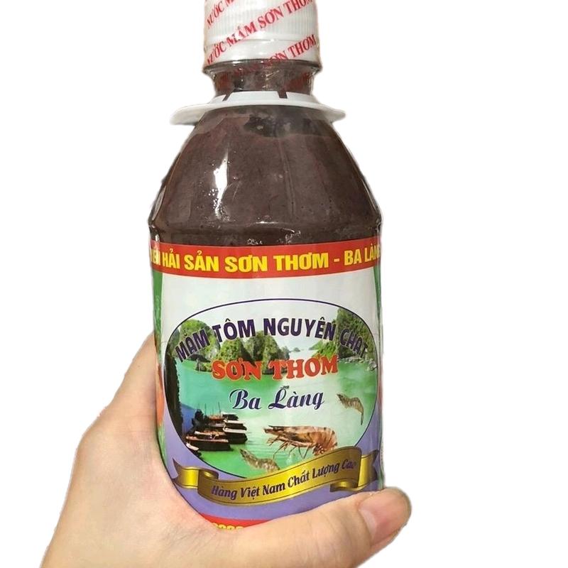 Chai 600g Mắm tôm Ba Làng loại 1 Hải sản Thu Lệ