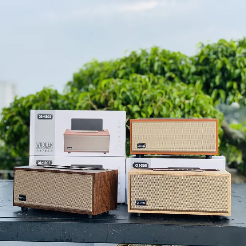 [MTMax] Loa Bluetooth XM505 Cao Cấp | Loa Kệ Sách Bass Mạnh, Âm Trầm Sâu | Âm Thanh Hay, Sống Động | Thiết Kế Vỏ Gỗ Tinh Tế, Sang Trọng | Kết Nối Bluetooth Ổn Định | Phù Hợp Nghe Nhạc, Giải Trí Gia Đình | Chất Lượng Âm Thanh Tuyệt Vời | Bảo Hành 12 Tháng 2