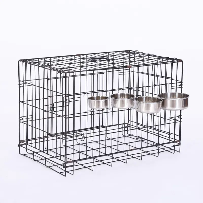 Lồng Móc Treo Bằng Thép Không Gỉ, Protable, Thích Hợp Cho Cốc, Bát Thức Ăn Và Nước Du Lịch, Bát Cho Ăn Treo Dụng Cụ Cho Thú Cưng Cho Ăn, Văn Phòng Phẩm, Bát Cho Chó, Móc Treo 8