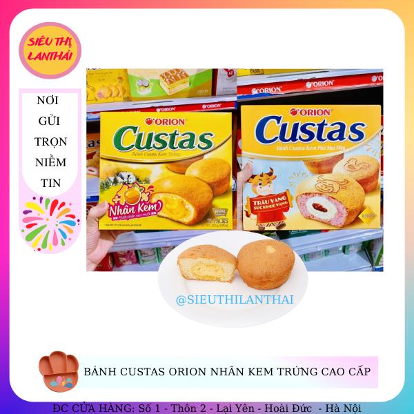 BÁNH CUSTAS ORION NHÂN KEM TRỨNG CAO CẤP Food