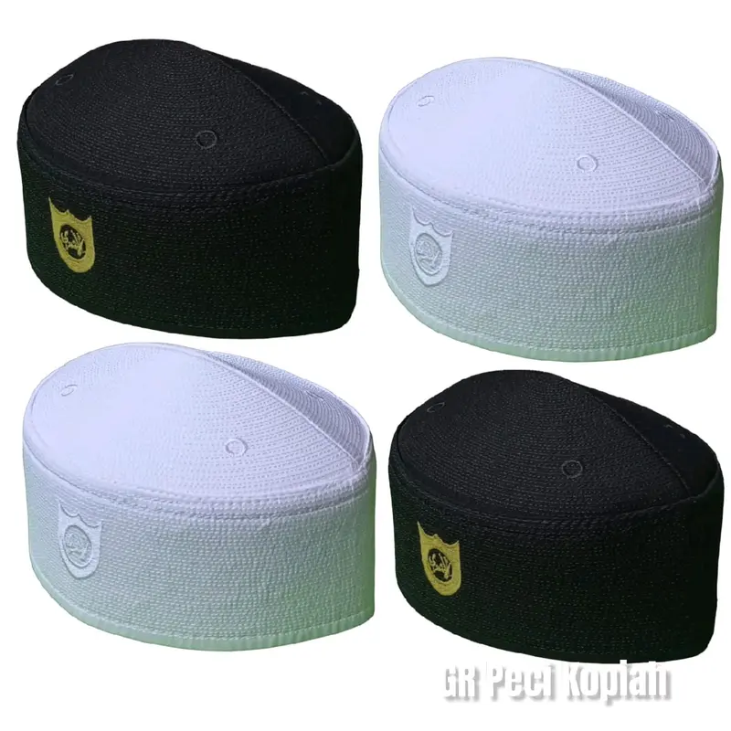 PECI KOPIAH SONGKOK MALAYSIA LOGO TERLARIS / PECI KOPIAH MALAYSIA PUTIH / PECI KOPIAH MALAYSIA HITAM / PECI KOPIAH HAJI ABDUL KARIM / PECI KOPIAH SONGKOK TERLARIS Dewasa Muslim 0
