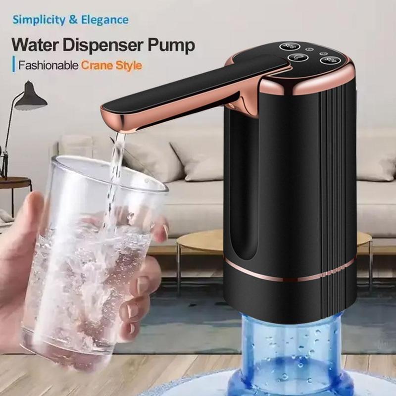 Bơm Nước Xô Điều Khiển Cảm Ứng, Có Thể Gập Lại, Nước Tinh Khiết, Có Thể Sạc USB, Đa Năng, Máy Bơm Nước Tự Động, 1 Bộ 0