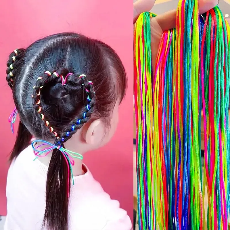 B010 Dây Buộc Tóc Nhiều Màu Sắc Cho Bé Gái 2