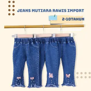 kaijili Celana Panjang Jeans Anak Perempuan Cewek 2-10 Tahun Mutiara Rawis kids bayi