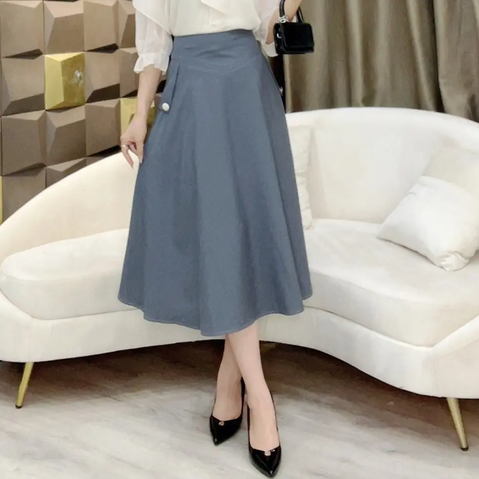 Chân váy xoè công sở hàng tkcc dáng maxi Greenshop - CV86
