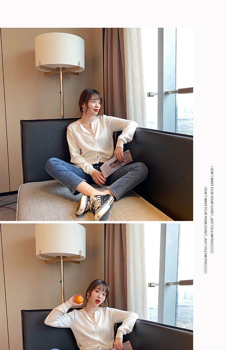 Product Introduction of Áo Cardigan Dệt Kim, Áo Khoác Phù Hợp Bên Ngoài Mỏng Mùa Thu, Dành Cho Nữ, Hàng Mới Về 2023, Áo Len, Ngắn Và Rộng, Màu Đen, Cổ Tròn, Áo Dài Tay 12