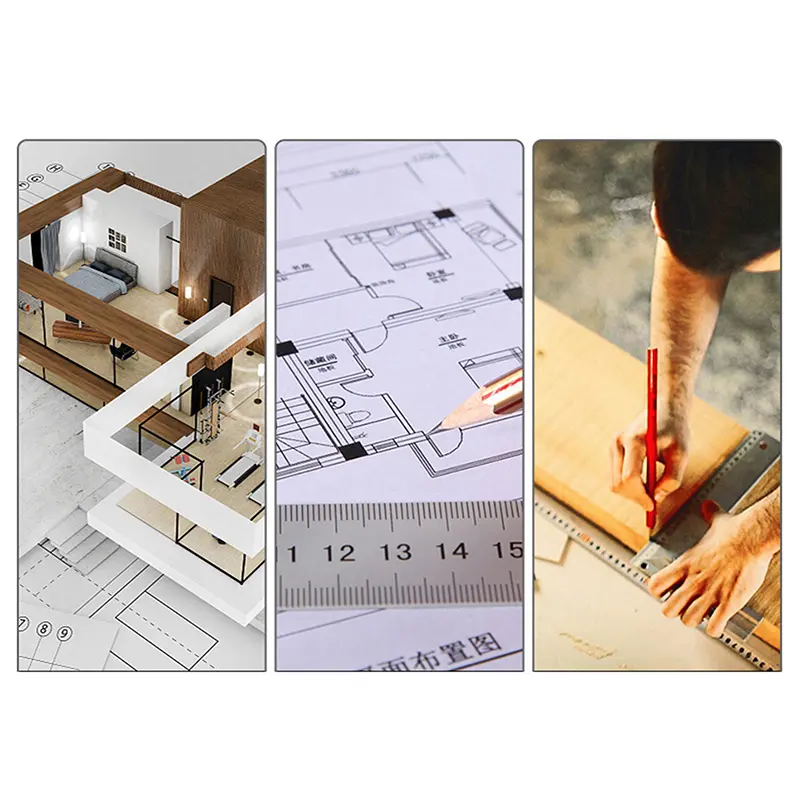 Thước Vuông, Thép Không Gỉ, Thước Bên Phải, Góc 90 Quay, Dụng Cụ Đo Lường Chế Biến Gỗ, Thước Vuông Góc Máy Đo, Có Kích Thước 250 / 300Mm 5