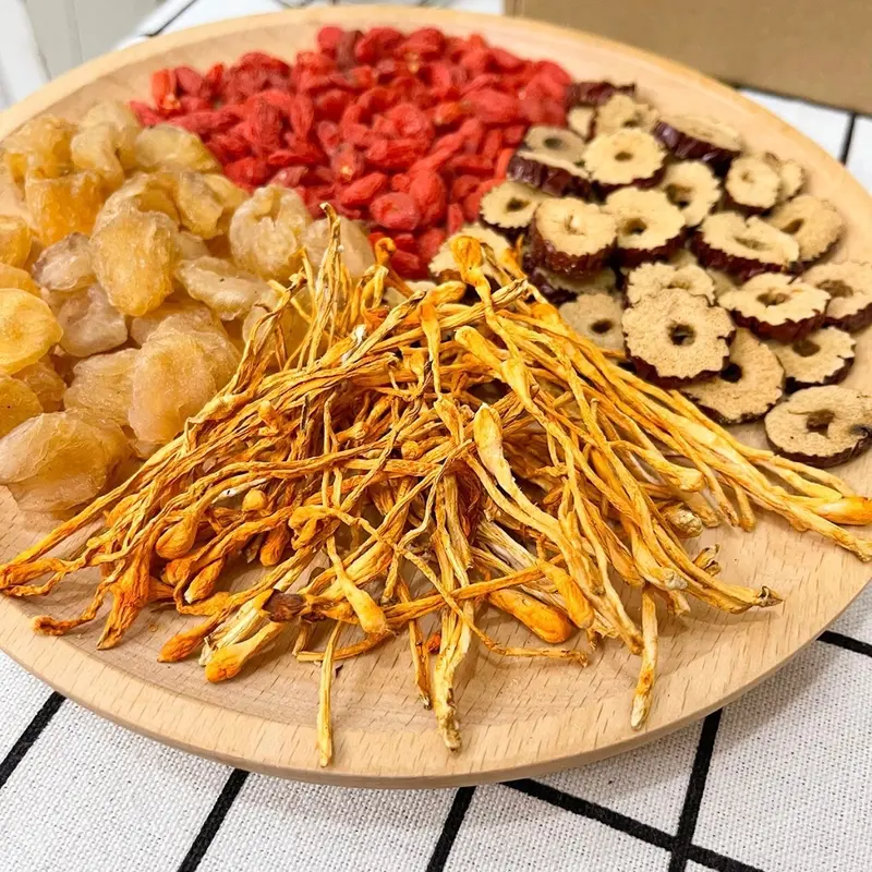 [Tặng Kèm Bình Thuỷ Tinh] Thảo Mộc Tây Bắc - Set Trà Thảo Mộc 4 Vị Đông Trùng Hạ Thảo 5