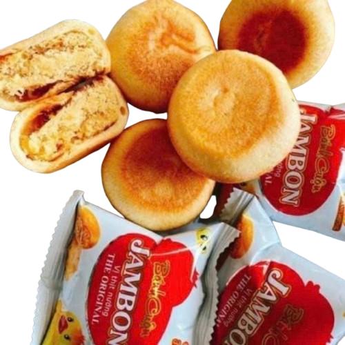  Bánh Cuộn Jambon Thịt Nướng 1KG Siêu Ngon - Bánh dùng ăn sáng cho bé đồ ăn vặt Snack Food Thức Ăn 