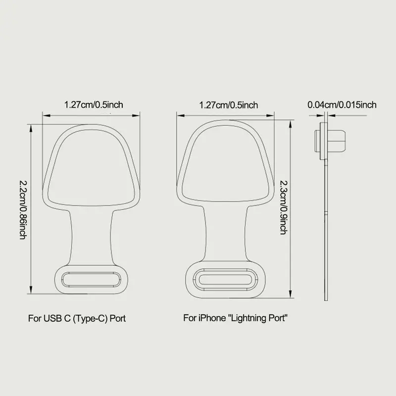 Dust Plug For iPhone Charger Port /USB C Charger Port, Mobile Phone Charging Port Anti Dust Cover, Cell Phone Accessories 1
