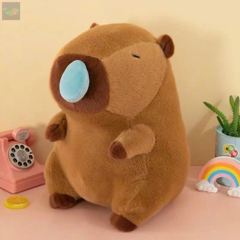 Gấu bông capybara rút mũi size 45 khổ vải Thú Bông