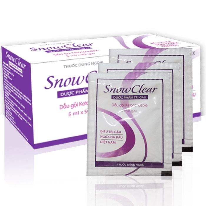 Dầu gội Snow Sạch gàu, hết nấm (hộp 50 gói)