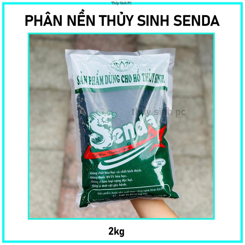 Phân nền thủy sinh Senda 2kg, công nghệ Nhật Bản, pH 6.5~7.5, hữu cơ 60-70%, dùng cho bể thủy sinh, cá tép