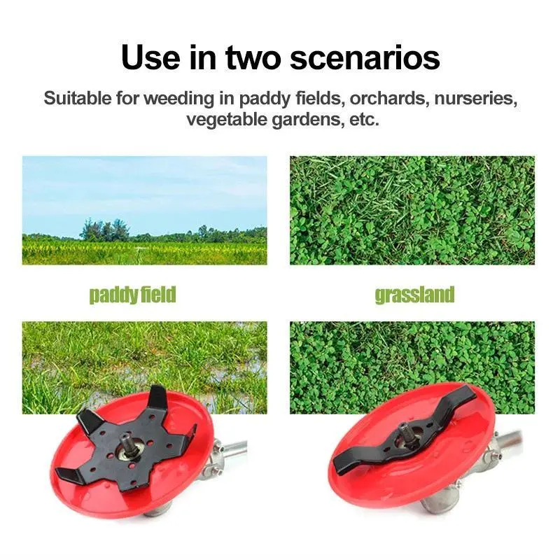 【 Pisau Matun Pemotong Rumput Dan Tanah Blade】 Ukuran 6 Inch Kepala Sikat Alat Penyiang 5 mata 2