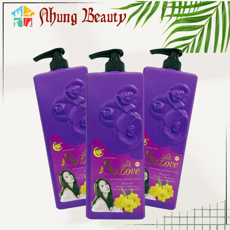 Combo 3 Sữa Tắm SOLOVE LINE Thái Lan 1200ml - Hương Sữa Dê, Hương Nước Hoa, Hương Hải Mã 1