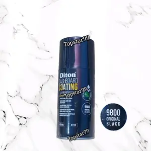 Dashboard Coating Pilok Cat Diton Body Kasar Black Hitam Original 9800 300Ml