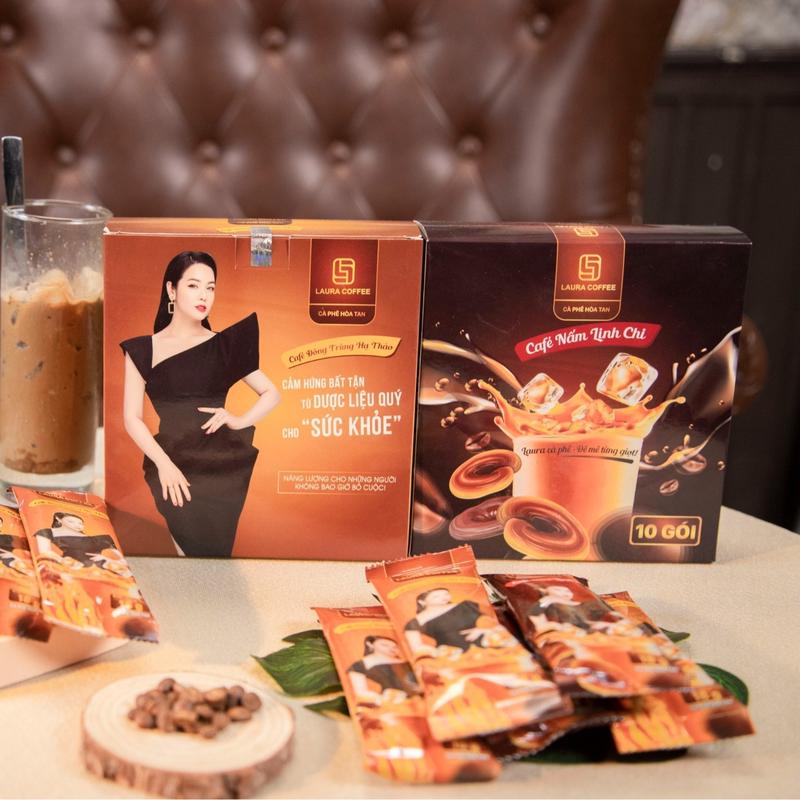 [QUÀ TẶNG ] Combo 4 Hộp Cà Phê Đông Trùng Hạ Thảo + Nấm Linh Chi Laura Coffee - Nhât Kim Anh 5