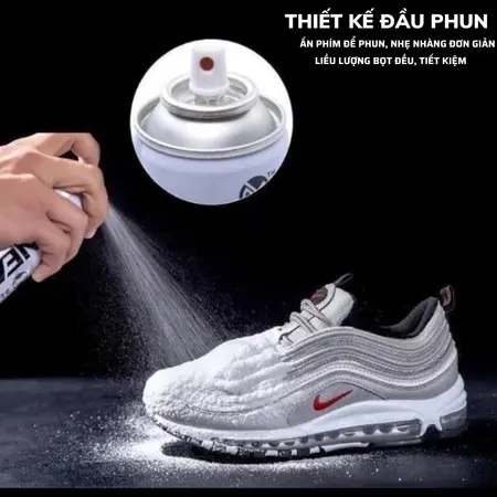 Chai Xịt Bọt,ặt Khô Vệày Sneaker Cao Cấp Loại Bỏ Vết Bẩn, Khửùi Hôi, LàTrắng Tiện Lợi 88614 2