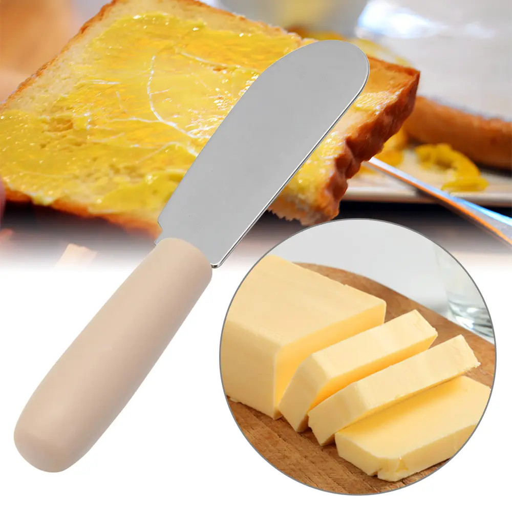 1/2pcs Breakfast Stainless Steel Cutlery Cream Scraper Butter Spatula Kitchen Accessories Cheese Tools