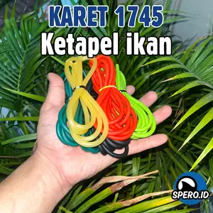 Karet 1745 Ikan Ukuran 4,5mm menangkap Ikan Sungai