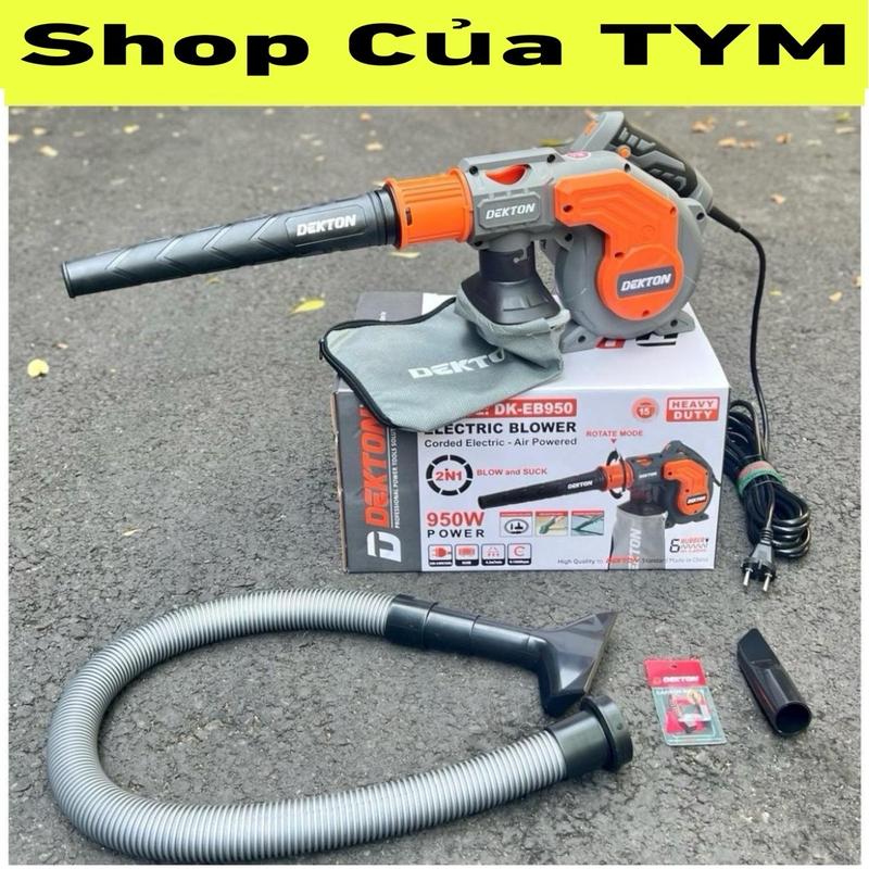 Máy thổi bụi thổi lá (hút bụi) DEKTON DK-EB950 950W 220V- chính hãng - motor lõi đồng - BH 15 tháng Làm Sạch / máy  thổi turbo