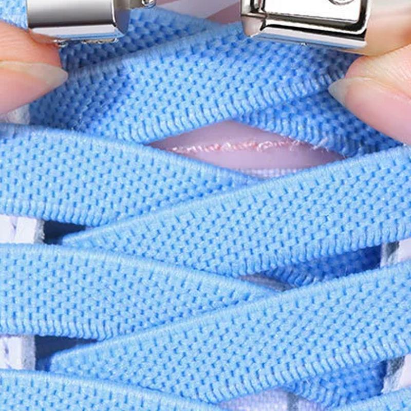 Product Introduction of Lazy Shoelace Buckle Men's and Women's Tie-Free Elastic Black and White Air Force No. 1 Tighten Rope Lace-Free Lock 2
