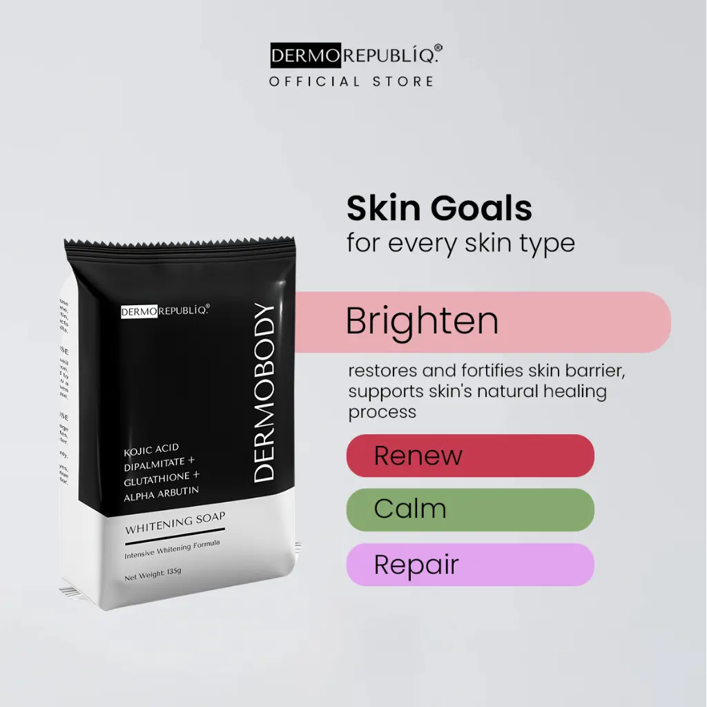 DermoBody Kojic Acid Dipalmitate + Glutathione + Alpha Arbutin Whitening  Soap - TikTok Shop Philippines