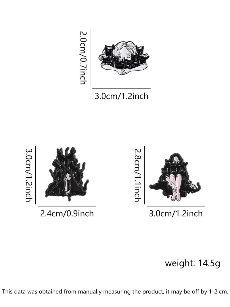 Product Introduction of Cartoon Cat Design Brooch, Cute Enamel Pin Suitable for Backpacks, Jeans, Scarves, Hats Decoration, Trendy All-match & Exquisite Brooch for Birthday Gift 1