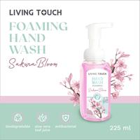 Gambar LIVING TOUCH ANTIBACTERIAL FOAMING HAND WASH SHEA BUTTER 225ML Sabun Cuci Tangan Foam Creamy Soap with Aloe Vera Extract - SAKURA BLOOM dari White Garden ID Kota Administrasi Jakarta Barat 1 Tokopedia