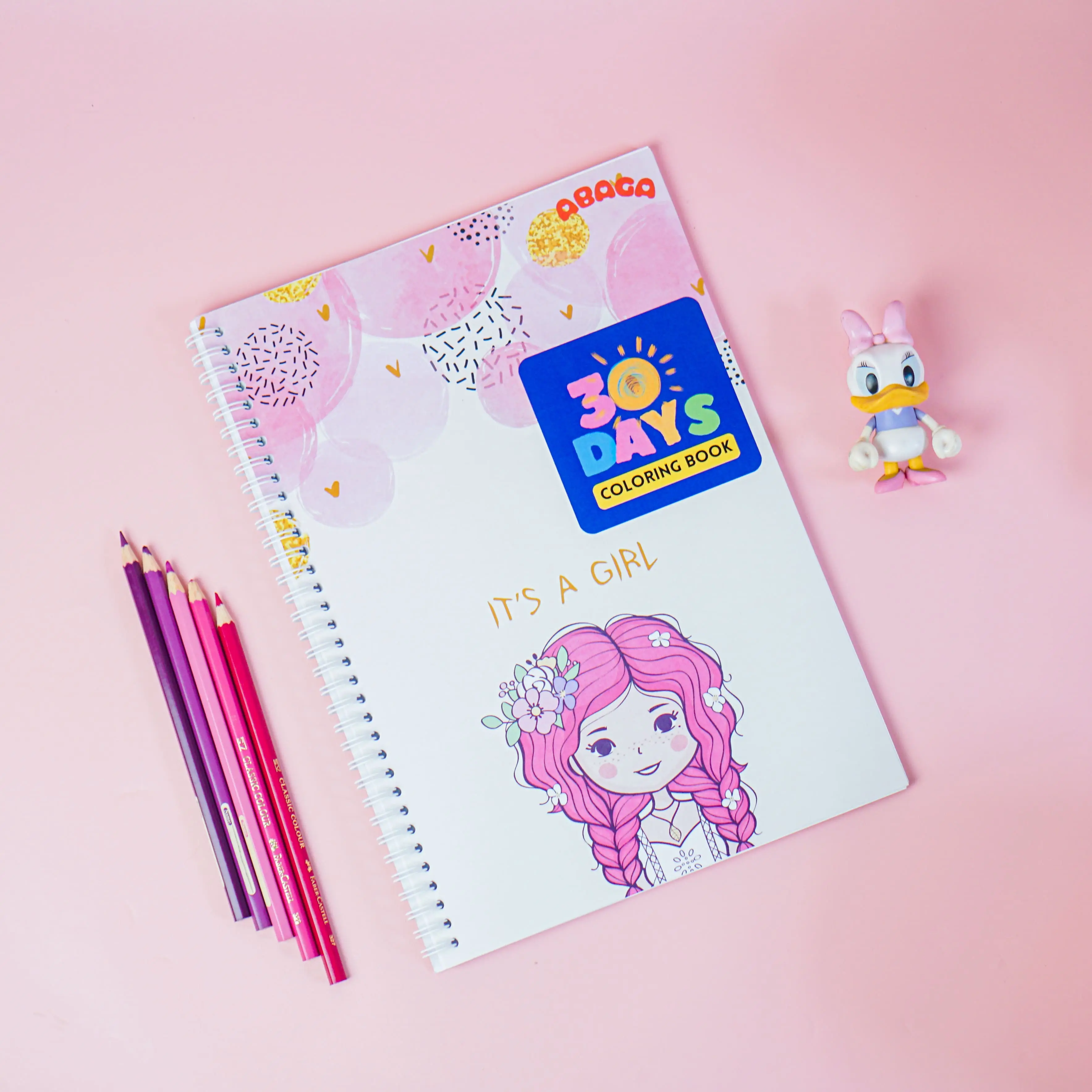 Buku Mewarnai Anak Perempuan, 30 Days Coloring Book Girl