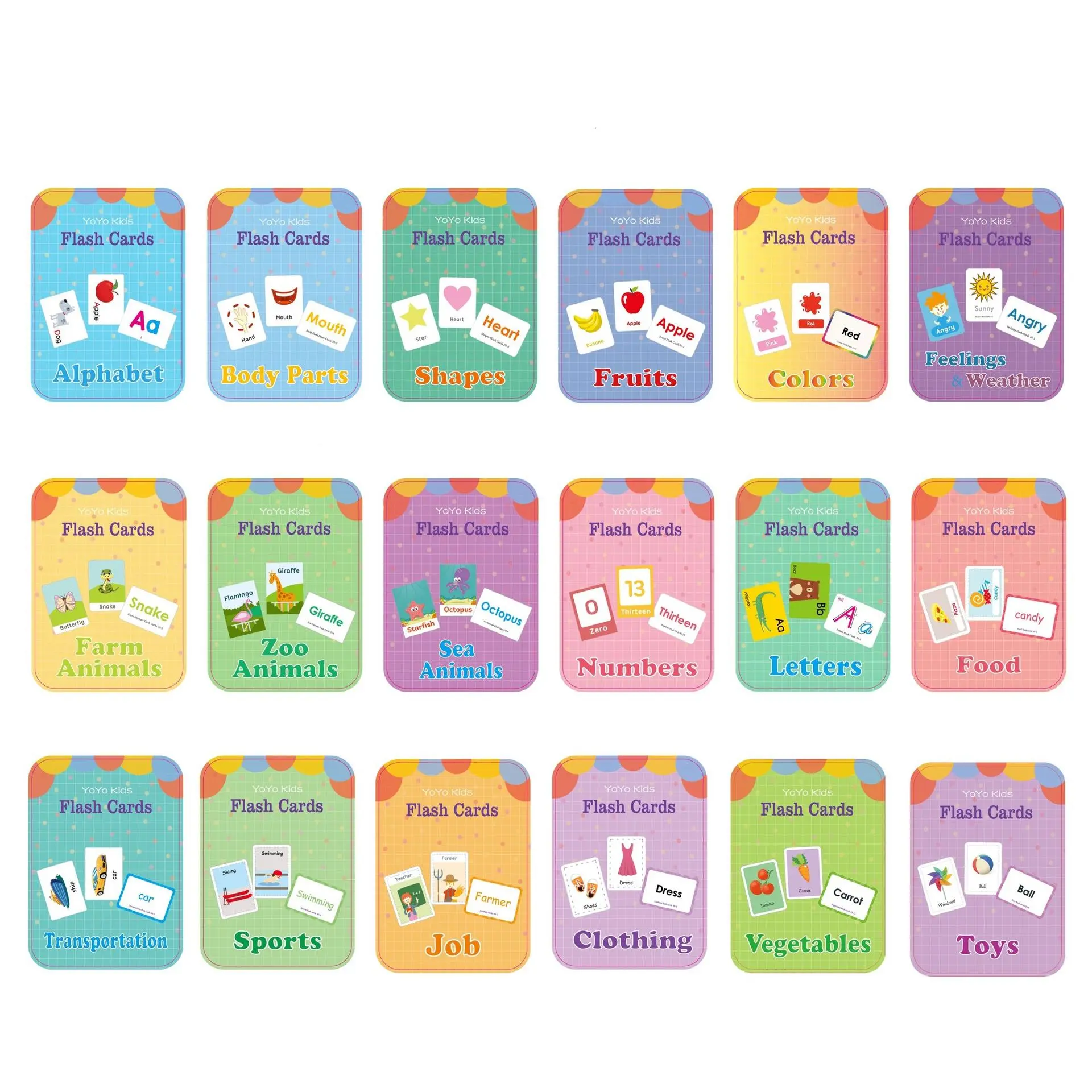 KT888 #A13 FLASH CARD EDUKASI ANAK MAINAN EDUKASI ANAK KARTU PINTAR BALITA FLASH CARD BAHASA INGGRIS