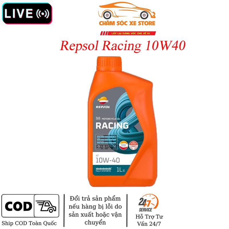 LIVE Dầu Nhớt Repsol Racing 10W40 Có Chiết Lẻ