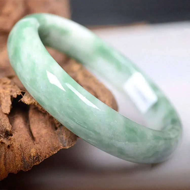 Vòng Tay Ngọc Bích Quý Châu, Chất Liệu Ngọc Bích Hoa Nổi Loại A, Đá Tự Nhiên, Bán Buôn, Nguồn Phát Sóng Trực Tiếp