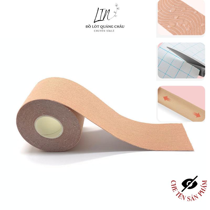 Product Introduction of Keo Vải Dán Đa Năng Dài 5M Tạo Nhiều Kiểu Nâng Vòng 1 Chống Thấm Nước Linstore 157 Nữ Kem 2