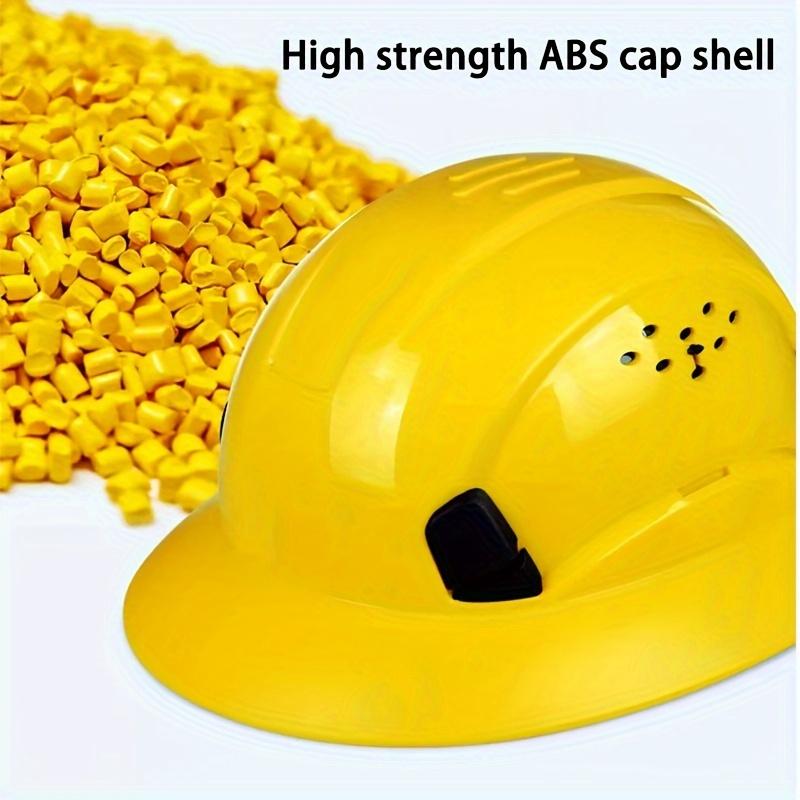 Product Introduction of 1pc Full Brim Safety Helmet With Breathable Structure, Safety Helmet Work Safety Helmet For Men And Women, 6-point Adjustable Ratchet Suspension 8
