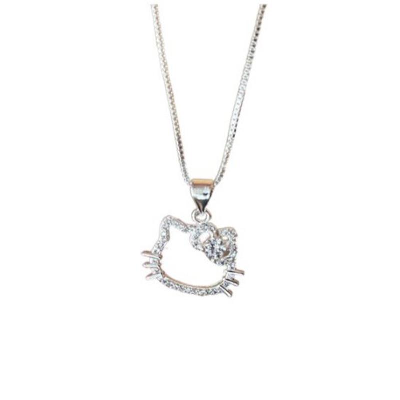 Vòng Cổ Hello Kitty, Mặt Dây Chuyền Ngọt Ngào Và Đáng Yêu, Dây Chuyền Xương Đòn, Dành Cho Bạn Gái, Quà Tặng Đi Bộ, Bán Chạy, Thích Hợp Làm Quà Sinh Nhật, Nữ 4