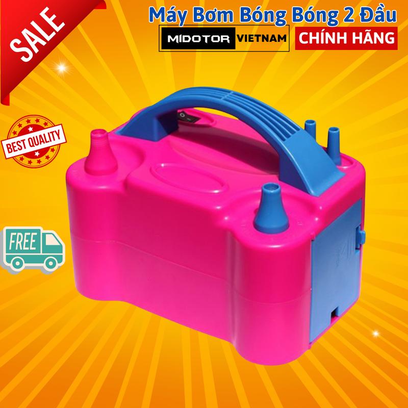 Máy Bơm Bong Bóng Bay Tốc Độ Cao Chạy Điện 2 Vòi Cao Cấp - Chính Hãng miDoctor