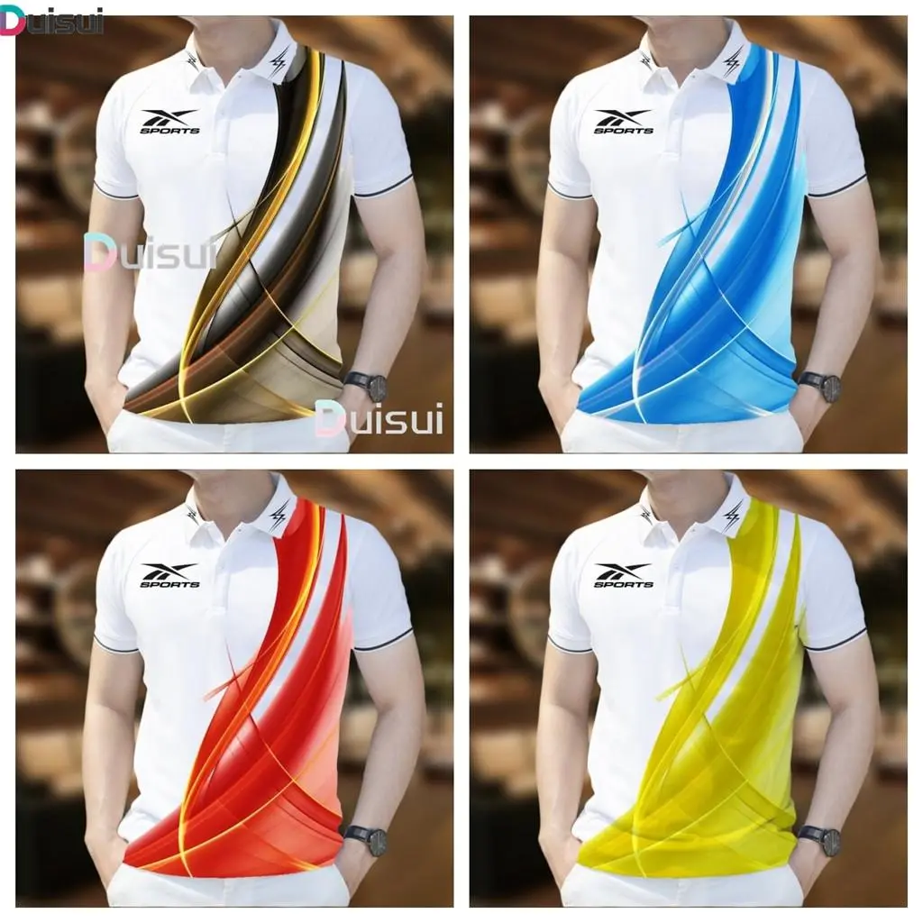 Áo Thun Polo, Dành Cho Thể Thao Nam, Chất Liệu Ngầu Áo Phông, Áo Menswear Shirt