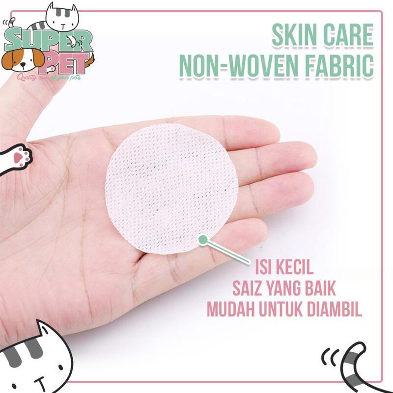 Khăn lau tai cho thú cưng, cho chó và mèo, chất tẩy vết rách, khăn giấy ướt làm sạch và làm săn chắc, chất tẩy rửa mắt mèo 2
