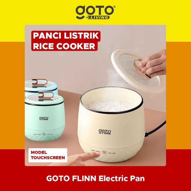 Goto [COD] Flinn Panci Listrik Elektrik 1.6L Fry Pan Penanak Nasi Serbaguna 2