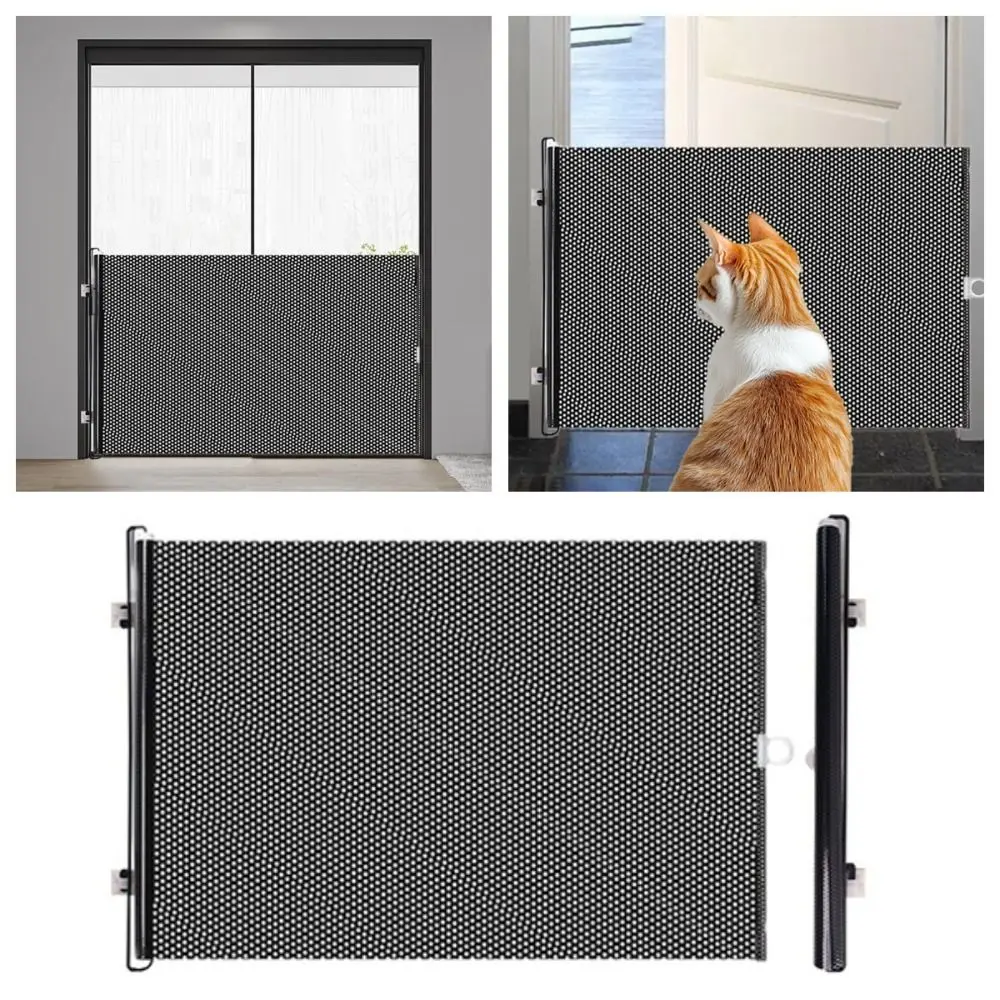 Easy To Install Guard Retractable Fence Gate Barrier Universal Pet Network Fence Folding with Hook Child Barrier Fences Balcony